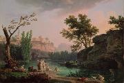 Claude Joseph Vernet Landscape in Italy Sweden oil painting artist